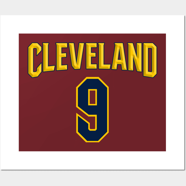 Cleveland No. 9 Wall Art by Aine Creative Designs